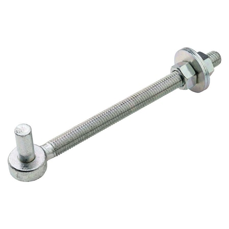 National Hardware National Hardware Zinc-Plated Silver Steel 8 in. L Bolt Hook 150 lb 1 pk N130-617